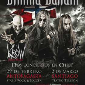 KROW deschide concertele DIMMU BORGIR din Chile