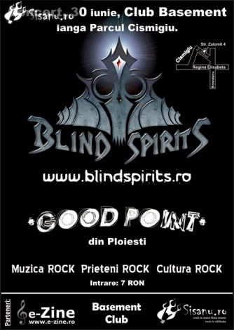 Concert Blind Spirits si Good Point
