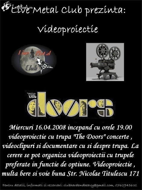 Videoproiectie The Doors