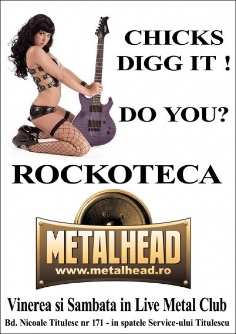 Rockoteca METALHEAD in fiecare vineri si sambata in Live Metal Club