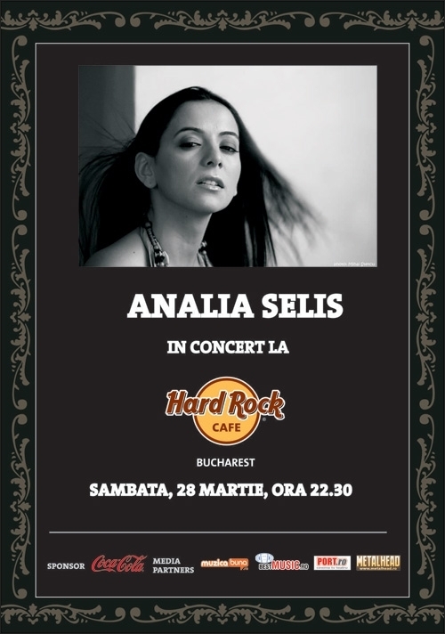 Concert Analia Selis in Hard Rock Cafe