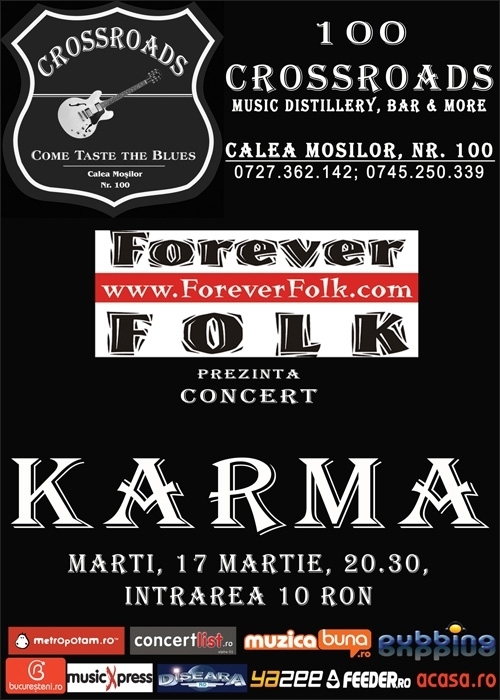 Forever Folk prezinta concert KARMA