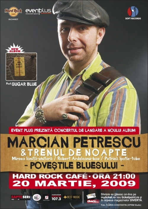 Marcian Petrescu si Trenul de noapte in Hard Rock Cafe