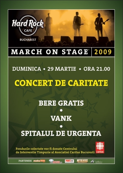 Spitalul de Urgenta, Vank si Bere Gratis la March on Stage
