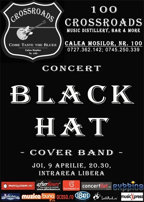Concert BLACK HAT in club 100 Crossroads