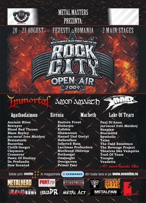Noi confirmari la Rock City Open Air Festival