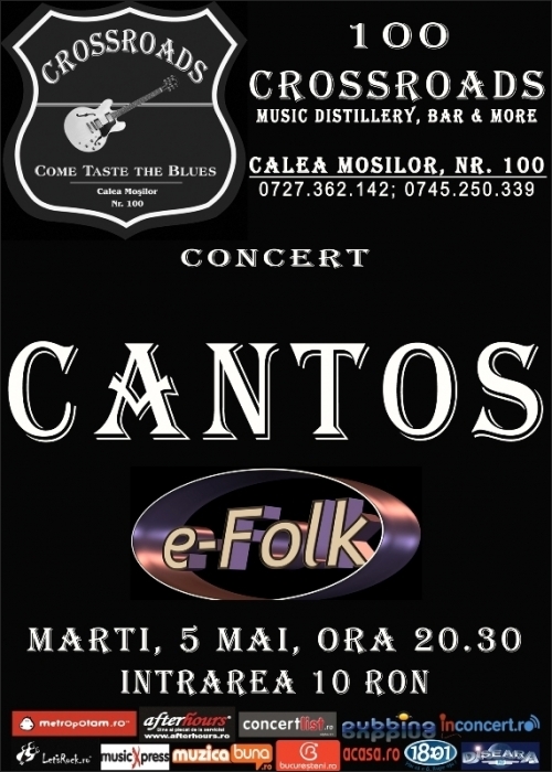 Concert CANTOS in club 100 CROSSROADS