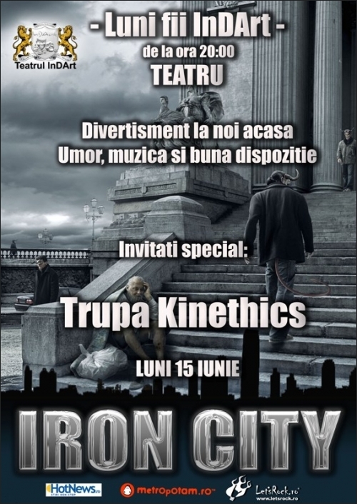 Luni fii InDArt in Club Iron City