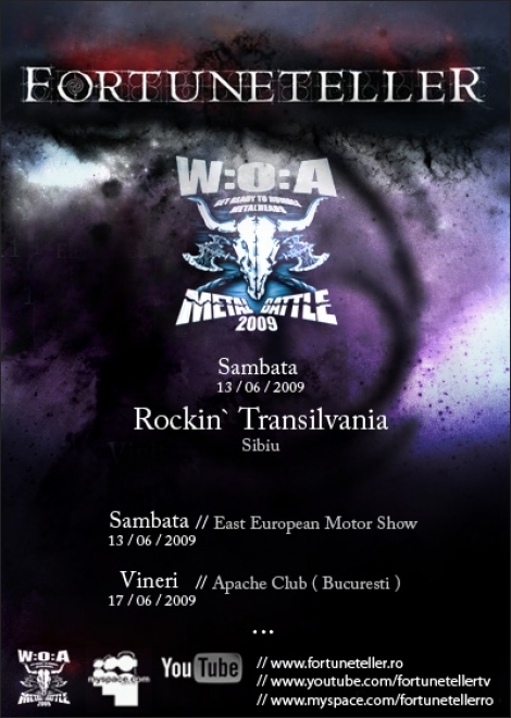 Trupa Fortuneteller la Rockin' Transilvania