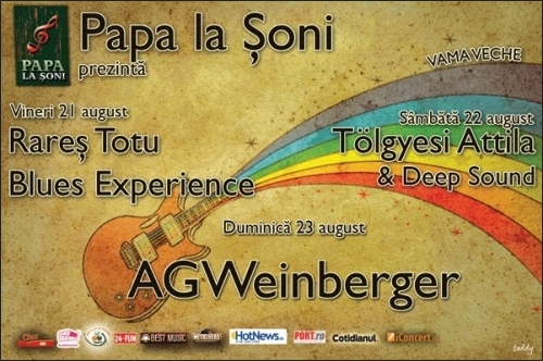 Concert AGWeingerger, Rares Totu Blues Xperience, Tolgyesi Attila & Deep Sound, la Papa la Soni