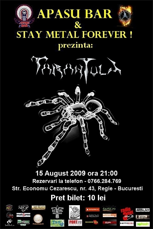 Seara Thrash-Death la Apasu Bar cu TARANTULA