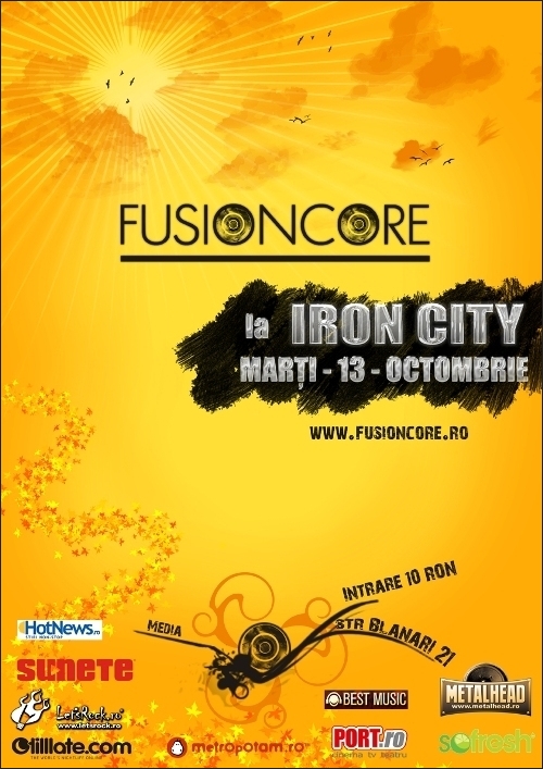 Concert FusionCore in club IRON CITY