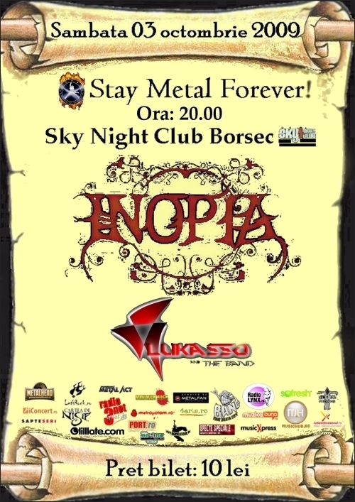 Concert Inopia la Sky Club in Borsec