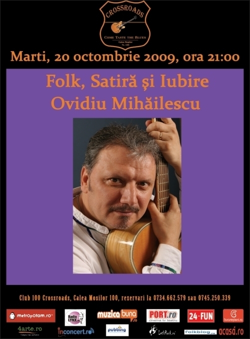 Concert Ovidiu Mihailescu in Club 100 Crossroads