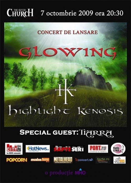 Lansare album Glowing - Highlight Kenosis in The Silver Church Club