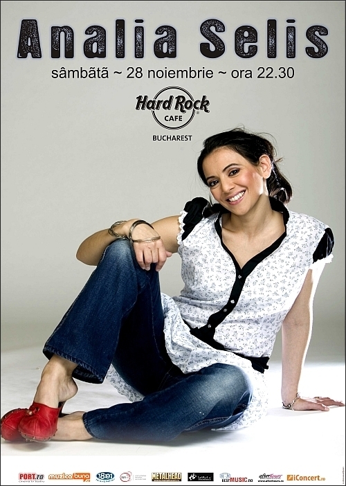 Concert Analia Selis in Hard Rock Cafe Bucuresti