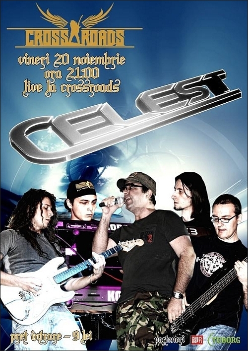 Concert Celest in club Crossroads din Brasov