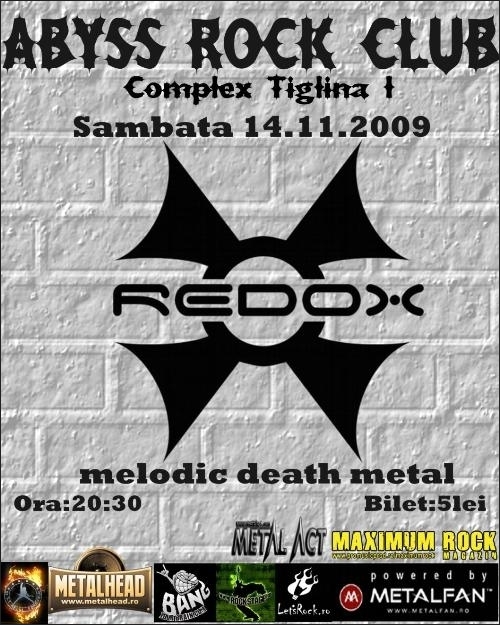 Concert REDOX in Abyss Rock Club din Galati