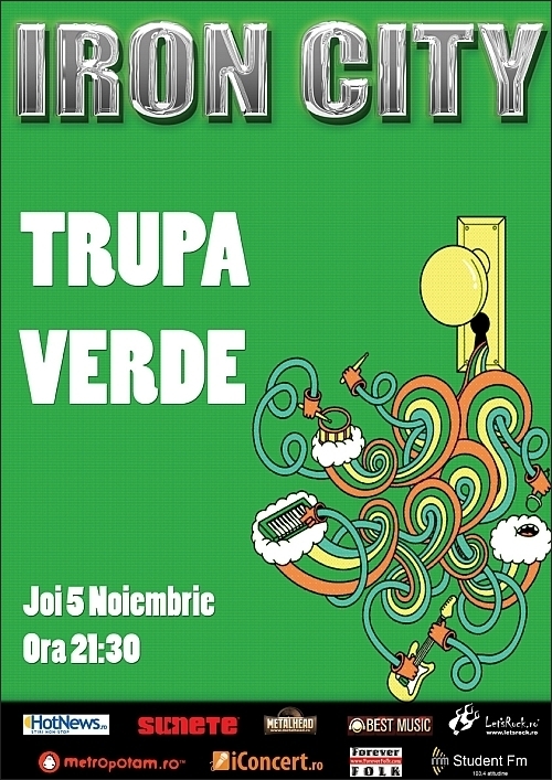 Concert Trupa Verde in club Iron City