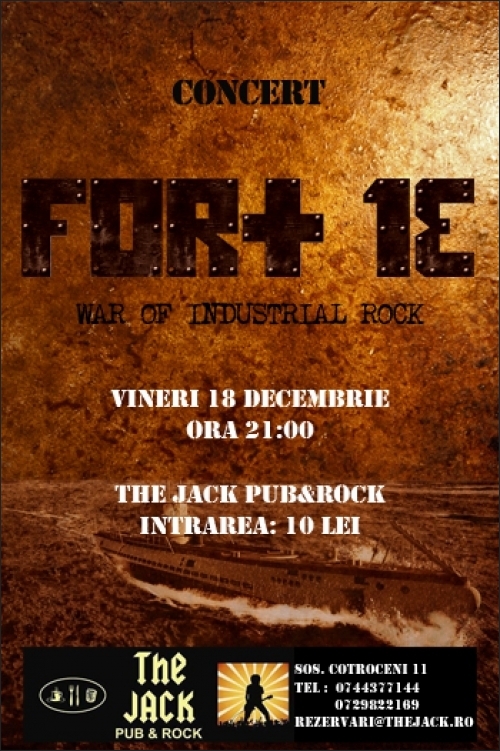 Concert live FORT 13 in Club The Jack