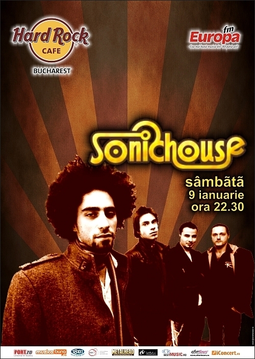 Concert SONICHOUSE in Hard Rock Cafe din Bucuresti