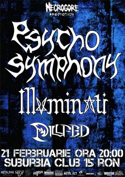 Concert Psycho Symphony in club Suburbia