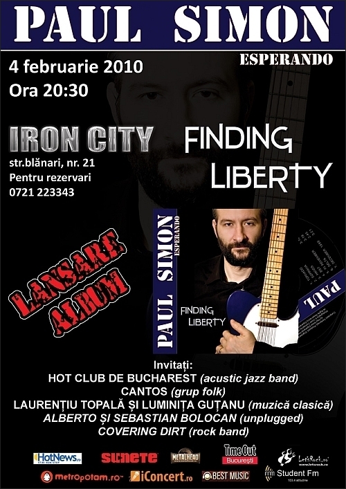 Paul Simon lanseaza Finding Liberty in club Iron City
