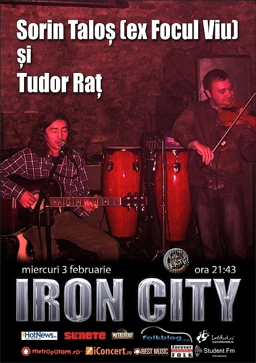 Recital Sorin Talos si Tudor Rat in club Iron City