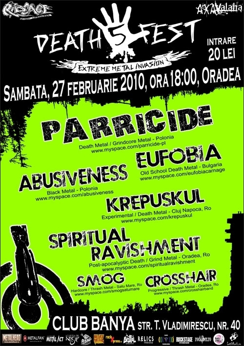 Ultimele detalii turneu Parricide - The Grindcore Balkan Tour 2010