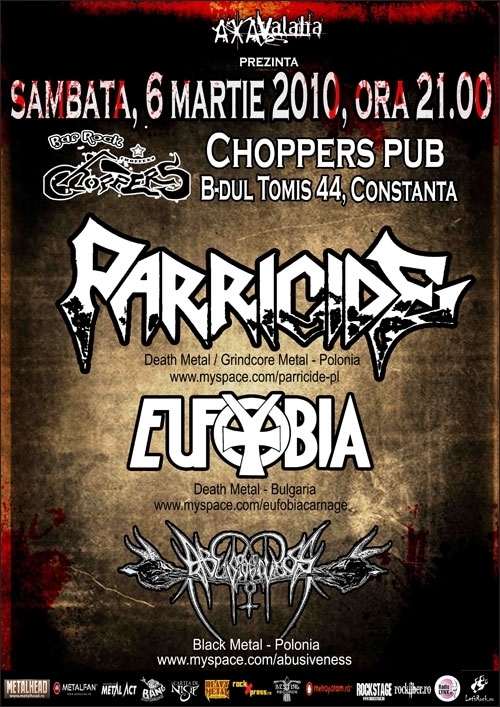 Ultimele detalii turneu Parricide - The Grindcore Balkan Tour 2010