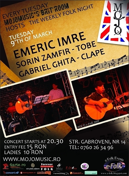 Concert EMERIC TRIO in MoJo Brit Room