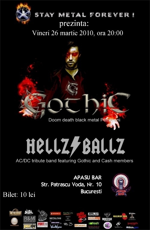 Concert Gothic si Hellz Ballz in Apasu Bar