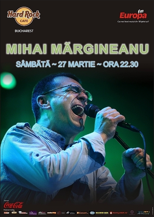 Concert Mihai Margineanu in Hard Rock Cafe