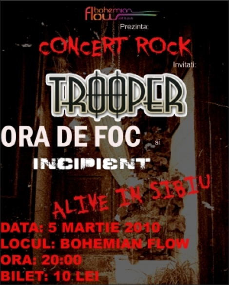 Concert Trooper la Sibiu