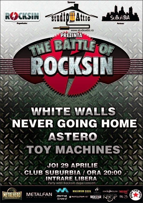 Finala THE BATTLE OF ROCKSIN in club Suburbia