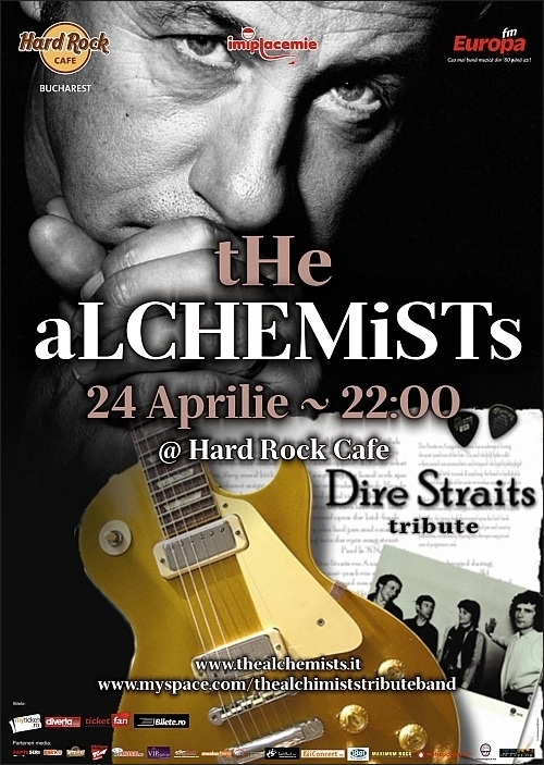 Tribut Dire Straits cu The Alchemists in Hard Rock Cafe