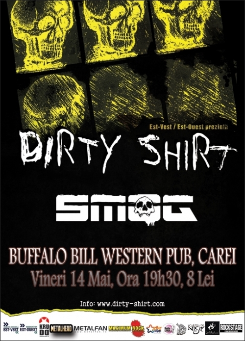 Concert Dirty Shirt si Smog in Buffalo Bill Western Pub