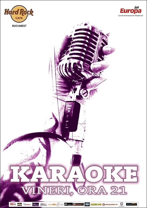 E vineri, e karaoke in Hard Rock Cafe