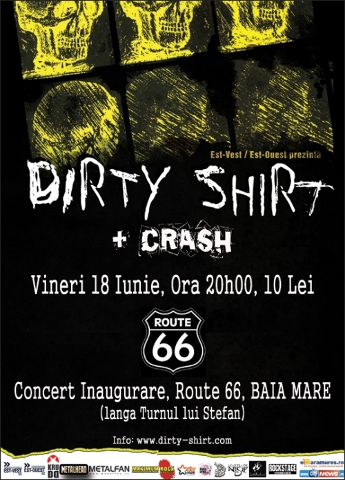 Concert Dirty Shirt la inaugurarea Route 66 din Baia Mare