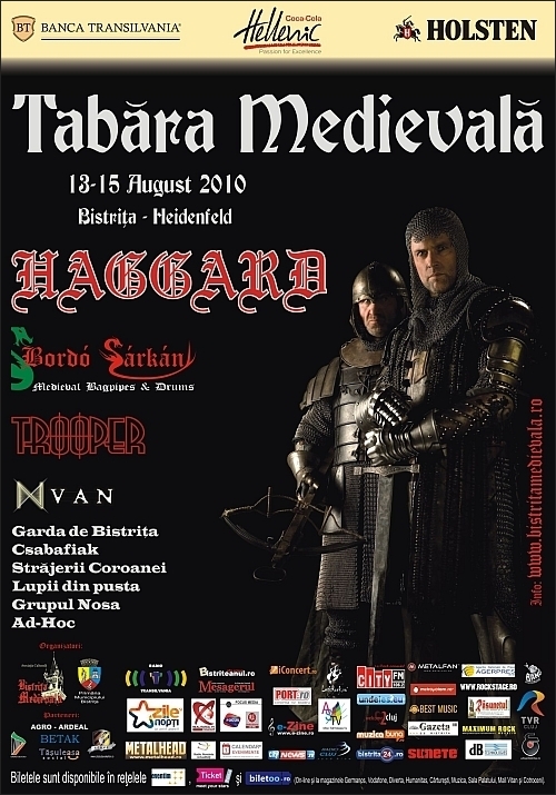 Ultima saptamana de preturi promotionale pentru concertul Haggard de la Tabara Medievala