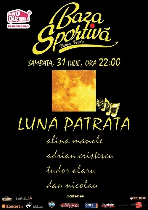 Concert Luna Patrata in Baza Sportiva