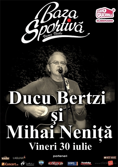 Ducu Bertzi si Mihai Nenita in Baza Sportiva