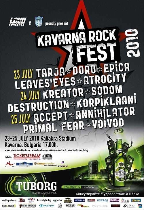 Program si bilete Kavarna Rock Fest 2010