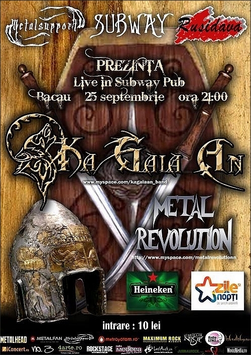 Concert Ka Gaia An si Metal Revolution in Subway Pub