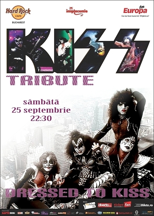Concert live al trupei DRESSED TO KISS - Tribut KISS - Hard Rock Cafe