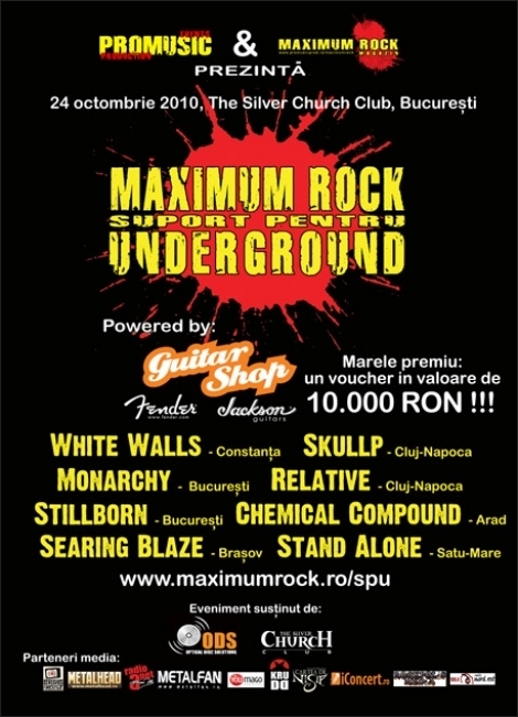 Astazi este finala concursului Maximum Rock - Suport Pentru Undergound