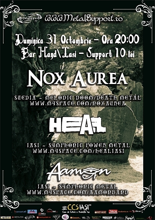 Concert NOX AUREA, Heal si Aamon in Bar Hand