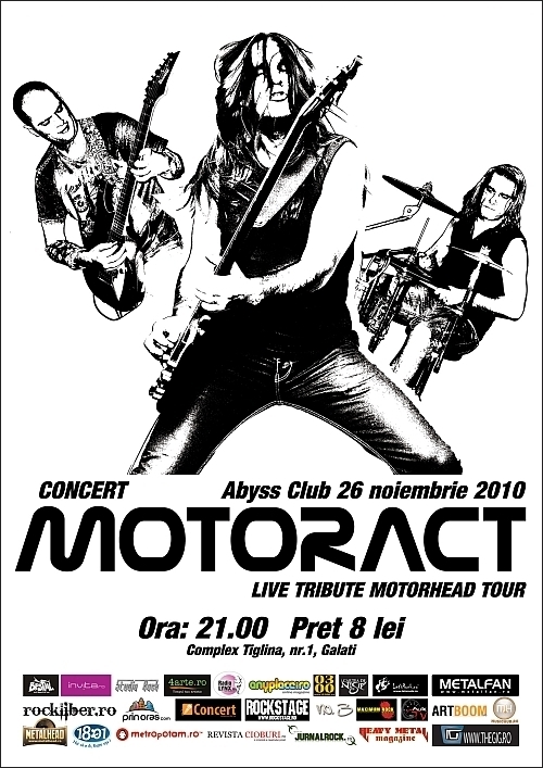 Concert MotorAct in Abyss Club - turneu national