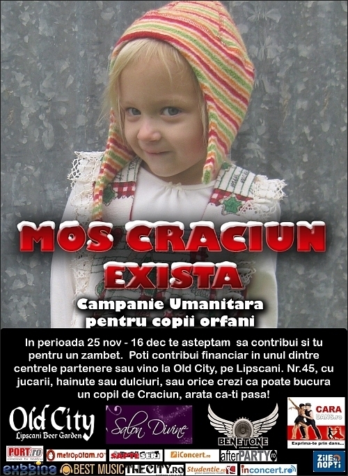 Mos Craciun Exista O campanie umanitara pentru copii orfani