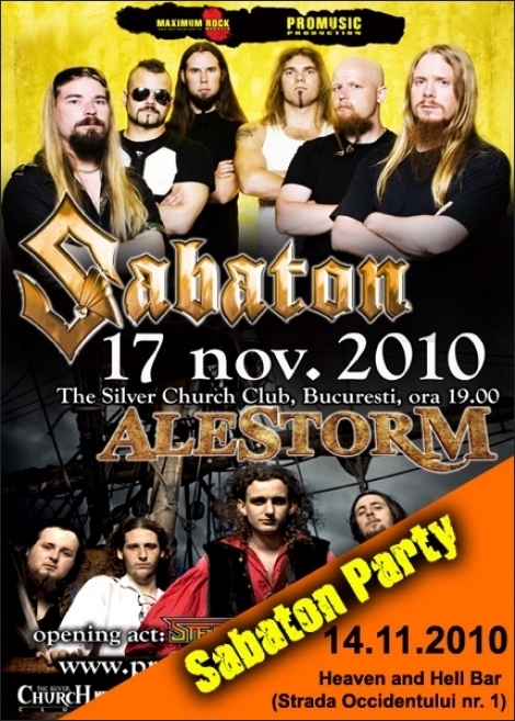 Sabaton Party in Heaven and Hell Bar